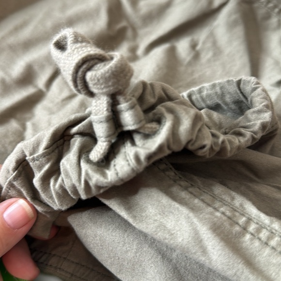 Hollister Adjustable Rise Parachute Baggy Pants Army Green Large - Picture 11 of 15